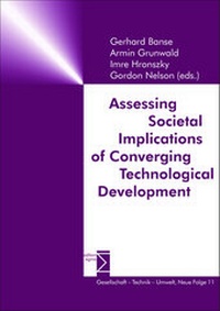 Enlarge image Cover: Assessing Societal Implications of Converging Technological Development - edition sigma