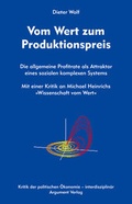 Cover: Vom Wert zum Produktionspreis - Argument Verlag mit Ariadne