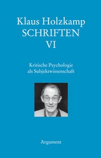 Bild: Kritische Psychologie als Subjektwissenschaft - Argument Verlag mit Ariadne