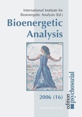 Cover: Bioenergetic Analysis - Psychosozial-Verlag