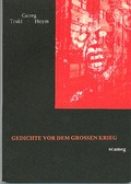 Cover: Gedichte vor dem Grossen Krieg - scaneg