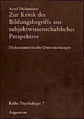 Cover: Zur Kritik des Bildungsbegriffs aus subjektwissenschaftlicher Perspektive - Argument Verlag mit Ariadne