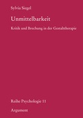 Cover: Unmittelbarkeit - Argument Verlag mit Ariadne