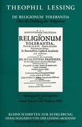 Cover: De Religionum Tolerantia - Wallstein