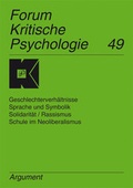 Cover: Geschlechterverh&auml;ltnisse, Sprache und Symbolik, Solidarit&auml;t /Rassismus, Schule im Neoliberalismus - Argument Verlag mit Ariadne