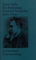 Cover: Die Bedeutung Friedrich Nietzsches - Wallstein