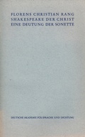 Cover: Shakespeare der Christ - Wallstein