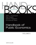 Cover: Handbook of Public Economics - North-Holland