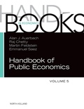 Cover: Handbook of Public Economics: Volume 5 - North-Holland
