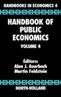 Cover: Handbook of Public Economics: Volume 4 - North-Holland