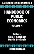 Cover: Handbook of Public Economics: Volume 4 - North-Holland