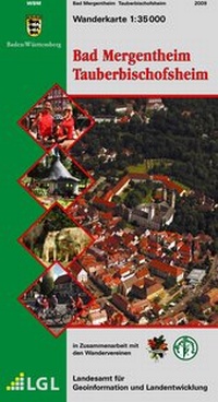 Abbildung von: Wanderkarte 1:35000 Bad Mergentheim Tauberbischofsheim - Landesamt für Geoinformation und Landentwicklung Baden-Württemberg (LGL)