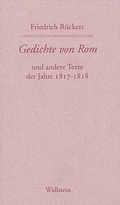 Cover: Gedichte von Rom - Wallstein