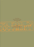 Cover: The Need to Document - JRP Editions SA