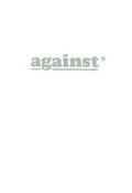 Cover: against within - Forum Stadtpark Graz
