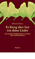 Cover: &raquo;Es klang aber fast wie deine Lieder...&laquo; - Wallstein