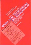Cover: Wider jede Verf&auml;lschung des Evangeliums - Wichern