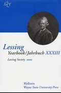 Cover: Lessing Yearbook / Jahrbuch XXXIII, 2001 - Wallstein