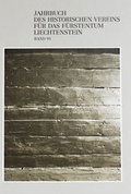 Cover: Jahrbuch des Historischen Vereins f&uuml;r das F&uuml;rstentum Liechtenstein - Historischer Verein f. d. F&uuml;rstentum Liechtenstein