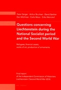 Cover: Questions concerning Liechtenstein during the National Socialist period and the Second World War - Historischer Verein f. d. F&uuml;rstentum Liechtenstein