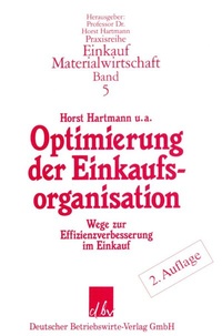 Abbildung von: Optimierung der Einkaufsorganisation. - Deutscher Betriebswirte-Verlag