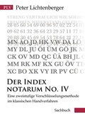 Cover: Der Index Notarum No. IV - Peter Lichtenberger Verlag