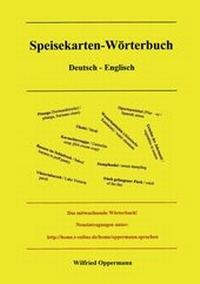 Abbildung von: Speisekarten Wörterbuch Deutsch / Englisch - BoD - Books on Demand