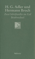 Cover: H. G. Adler und Hermann Broch - Wallstein
