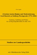 Cover: Zwischen Ancien Regime und Modernisierung, Graf Henrich zu Stolberg-Wernigerode (1772-1854) - Mitteldeutscher Verlag