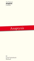 Cover: Anaptyxis - Rimbaud Verlag