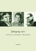Cover: Ernst Meister Gesellschaft / Jahrgang 1911 - Rimbaud Verlag