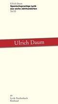 Cover: Spanischsprachige Lyrik aus sechs Jahrhunderten - Rimbaud Verlag