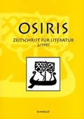 Cover: Osiris. Zeitschrift f&uuml;r Literatur und Kunst - Rimbaud Verlag