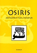 Cover: Osiris. Zeitschrift f&uuml;r Literatur und Kunst - Rimbaud Verlag