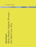 Cover: Mein Bruder Auguste Renoir - Der Brief von 1879 - Piet Meyer Verlag