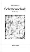 Cover: Schattenschrift - Rimbaud Verlag