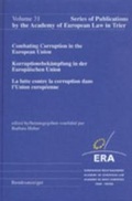 Cover: Korruptionsbek&auml;mpfung in der Europ&auml;ischen Union - Reguvis Fachmedien