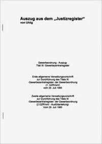 Abbildung von: Ausfüllanleitung Gewerbezentralregister - Reguvis Fachmedien