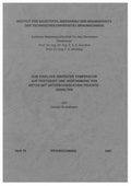 Cover: Zum Einfluss erh&ouml;hter Temperatur auf Festigkeit und Verformung von Beton mit unterschiedlichen Feuchteverhalten - Technische Uni Braunschweig Inst. f. Baustoffe