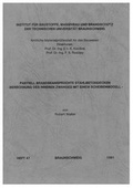 Cover: Partiell brandbeanspruchte Stahlbetondecken - Berechnung des inneren Zwanges mit einem Scheibenmodell - Technische Uni Braunschweig Inst. f. Baustoffe