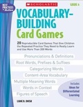 Cover: Vocabulary-Building Card Games - Scholastic Teaching Resources
