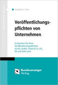 Abbildung von: Veröffentlichungspflichten von Unternehmen - Reguvis Fachmedien