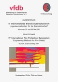 Cover: Internationales Brandschutz-Symposium (9.) "Ingenieurmethoden f&uuml;r die Brandsicherheit", M&uuml;nchen, Mai 2001 - Technische Uni Braunschweig Inst. f. Baustoffe