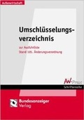 Cover: Umschl&uuml;sselungsverzeichnis - Reguvis Fachmedien