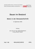 Cover: Bauen im Bestand - Technische Uni Braunschweig Inst. f. Baustoffe