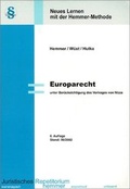 Cover: Europarecht - Hemmer-W&uuml;st