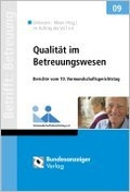 Cover: Qualit&auml;t im Betreuungswesen - Reguvis Fachmedien