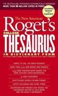 Cover: New American Roget's College Thesaurus in Dictionary Form (Revised & Updated) - Dutton / Signet