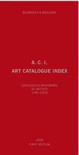 Cover: A.C.I., Art Catalogue Index - JRP Editions SA