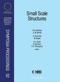 Enlarge image Cover: Small Scale Structures - Elsevier